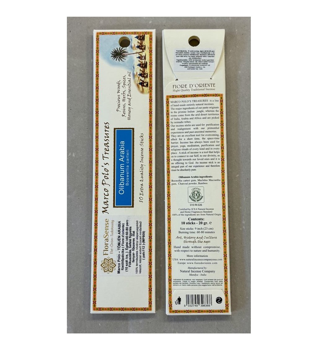 100% természetes, ECOCERT / ICEA minősítésű masala pálcika - tértisztítás, légfertőtlenítés, stresszoldás, meditáció
